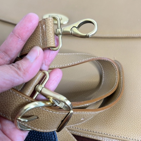 COACH CARAMEL CLASSIC MADISON DRAKE PINNACLE BRIEFCASE BAG MADE IN ITALY… - Picture 4 of 17